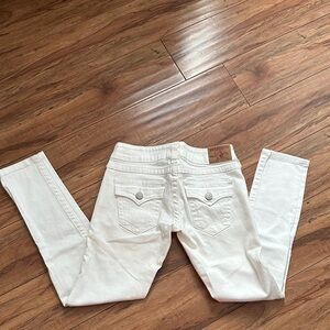 True Religion White Women's Skinny Jeans